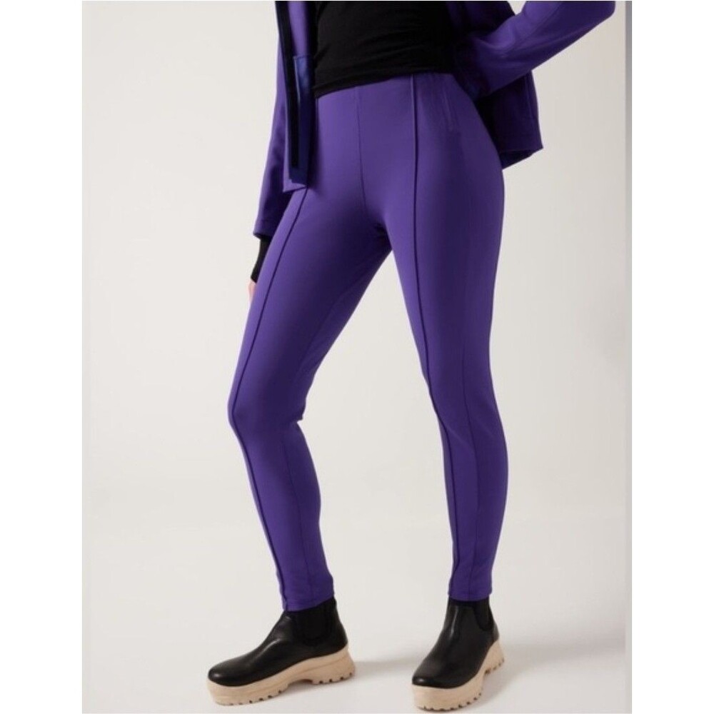 ATHLETA Glacier Snow Skinny High Rise Pant lined winter cold softshel Size 10